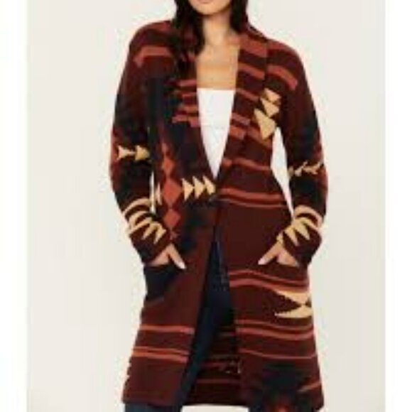 Pendleton Women's Print Graphic Sweater Coat